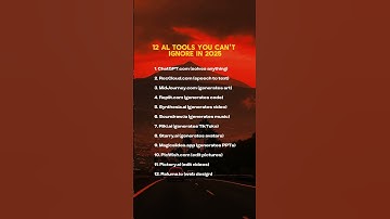 12 ai tools you can