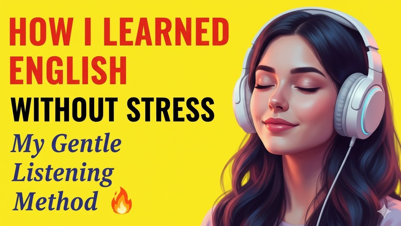How I Learned to Understand English Without Stress || My Gentle Listening Method 🔥 || Learn English