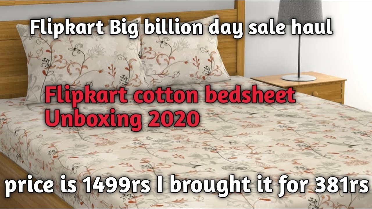 Flipkart bedsheet haul under 400 Raymond home bedsheet review 2020