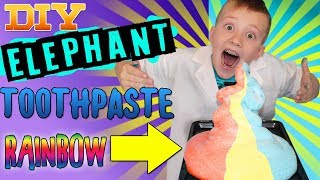 Amazing Rainbow Elephant Toothpaste Experiment!