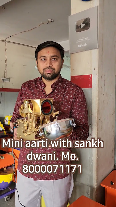 mini aarti machine with sankh dwani.  #miniaartimachine #aartimachine #pooja #shorts #viral #youtube