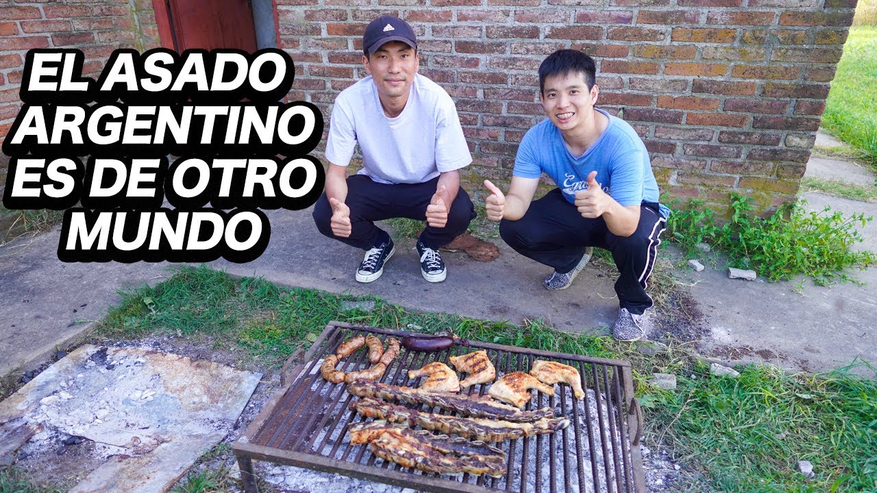Un Japones prueba asado por primera vez y ya no quiere volver a Japon!!