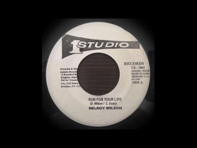 Delroy Wilson - Run For Your Life (Studio One) - YouTube