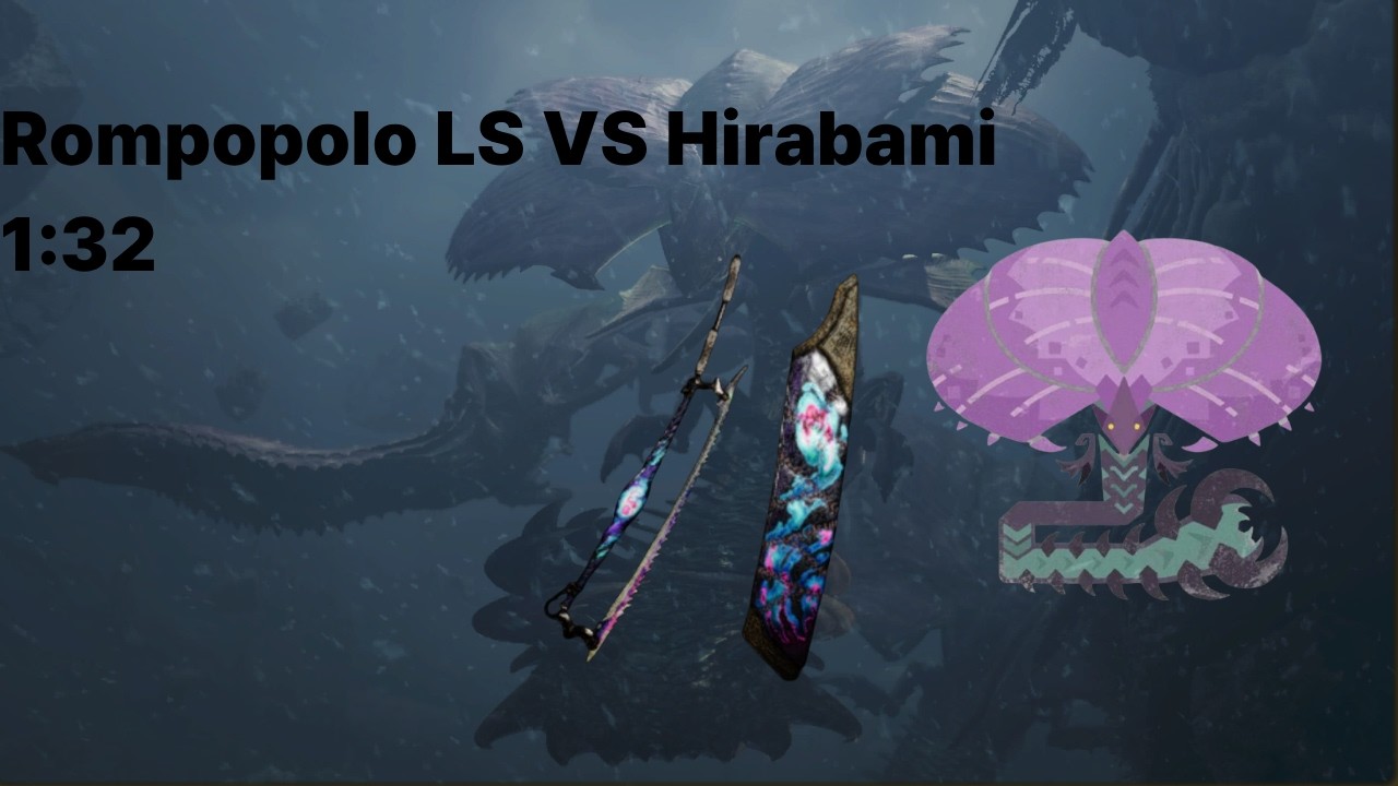 MHWILD 푸푸로포루 태도 VS 히라바미 Rompopolo LS VS Hirabami