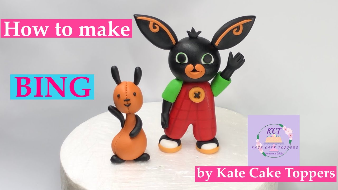 How to make Bing Edible Cake Topper Tutorial.