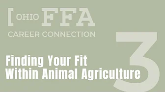 Career Connection | Ep. 3 | Finding Your Fit within Animal Agriculture