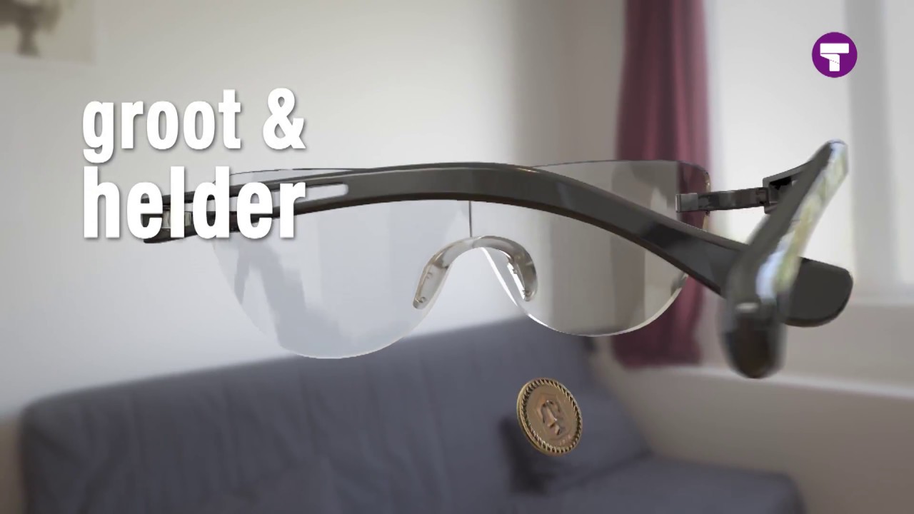 Vizmaxx Vergrotende Bril | Tommy Teleshopping - YouTube