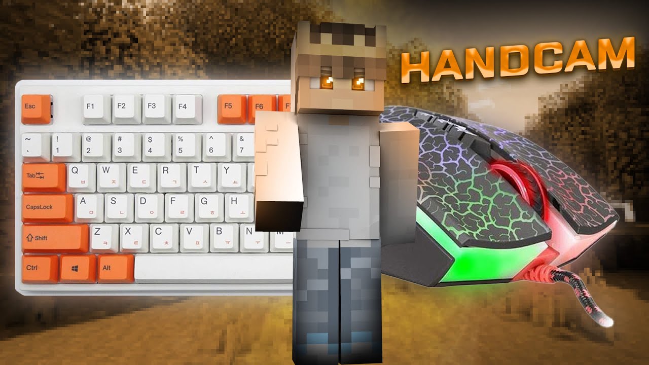 HANDCAM ASMR MINECRAFT BEDWARS | Chill music | - YouTube