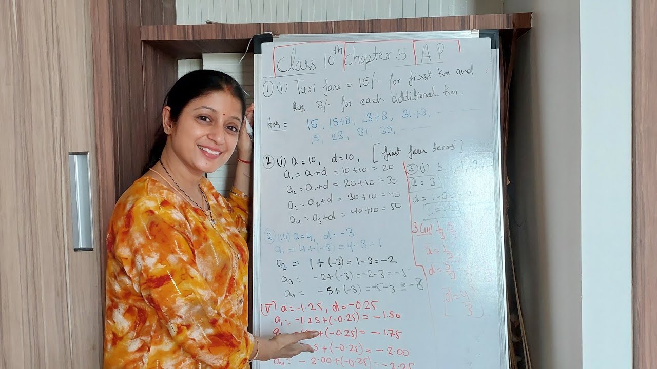 Class 10th Maths Chapter 5 arithmetic progressions Exercise 5.1 ncert ...