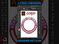 Adobe Illustrator Logo Design Tutorial | Creative Circular Logo Design 2026 | Graphic Design #Shorts