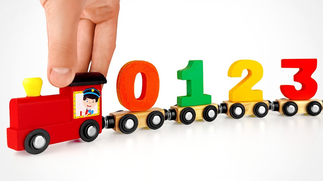 Learn Numbers 1 to 10 with Train Activity Puzzle for Toddlers ...