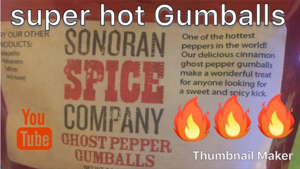 Testing out ghost pepper gumballs YouTube