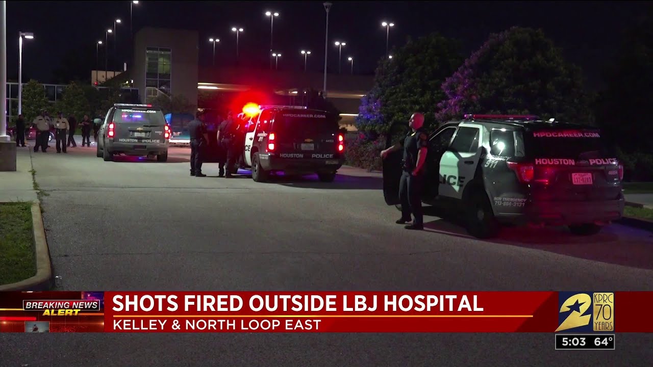 Shots fired outside LBJ Hospital - YouTube