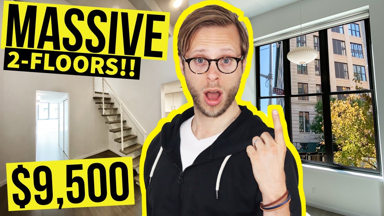 STUNNING $9500 2-FLOOR Manhattan DUPLEX | NYC Apartment Tour