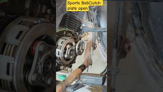 TVS sport bs6 clutch plate open ✅👍#bike #tvssport#shortsfeed #shortvideo #automobile#youtubesearch
