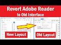 Enable | Disable New Acrobat | How To Switch from New Adobe Acrobat Reader to Old | PDF Reader Old