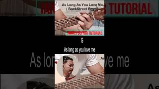 As Long As You Love Me - Backstreet Boys | Guitar Tutorial | Chords | Lyrics | Acoustic | Part 4