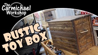 How to Make a Rustic Toy Box - Basic Woodworking Project