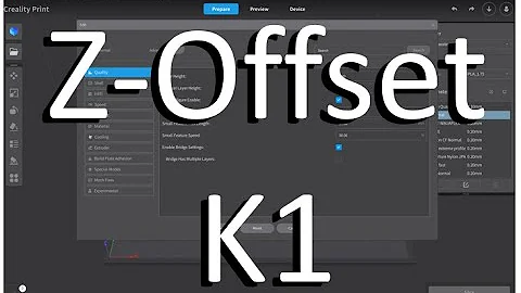 Adjust Z-Offset In Creality Print Slicer For K1 and K1 Max Creality 3D Printers