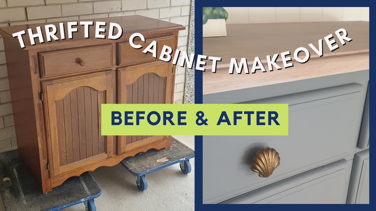 How To - Furniture Flip Using Chalk Paint - Small Cabinet Makeover