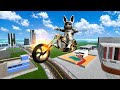 Zoonomaly Bunny Attacks The City in Indian Bike Driving 3D