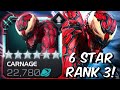 6 Star Rank 3 Carnage FULLY BOOSTED Maximum Carnage Destruction! - Marvel Contest of Champions
