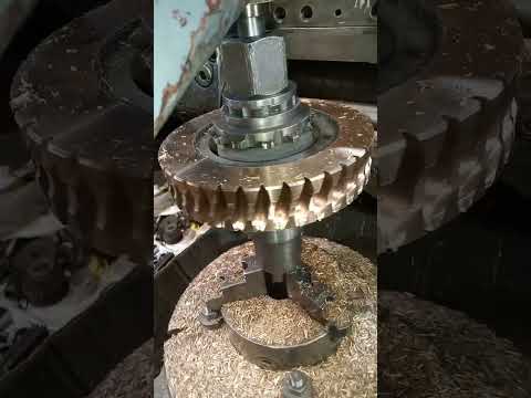 Worm wheel hobbing