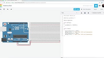 Tinkercad Circuit servo control