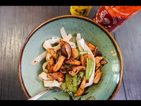 Chicken, Snow Peas & Mushrooms | SAM THE COOKING GUY