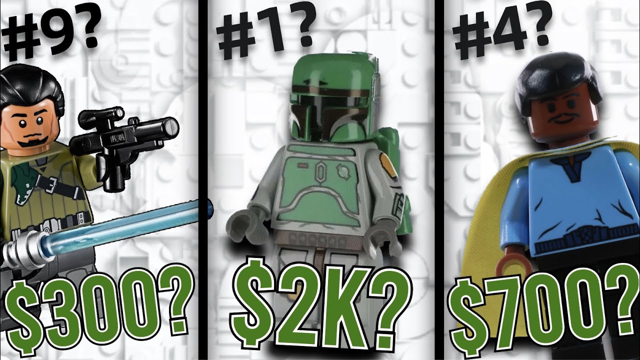 Top 10 Most Expensive LEGO Star Wars Minifigures! (2023) YouTube