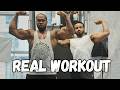 Chest &amp; Triceps Vlog with Body builder (Push Day)