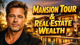 🔥 Brad Pitt’s Real Estate Fortune Exposed Mansion Tour