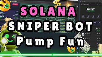 Solana Sniper Bot for Pump fun | Auto-Snipe Tokens Instantly with MEV Logic