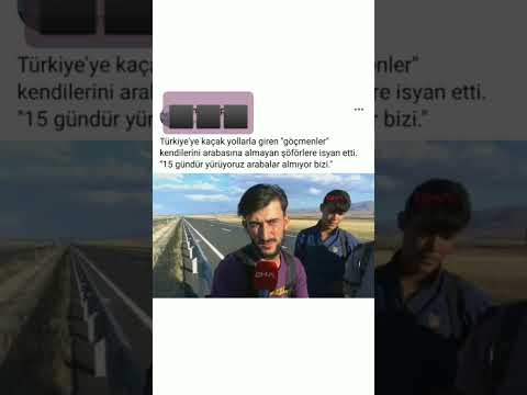 TÜRKİYE'YE KAÇAK YOLLA