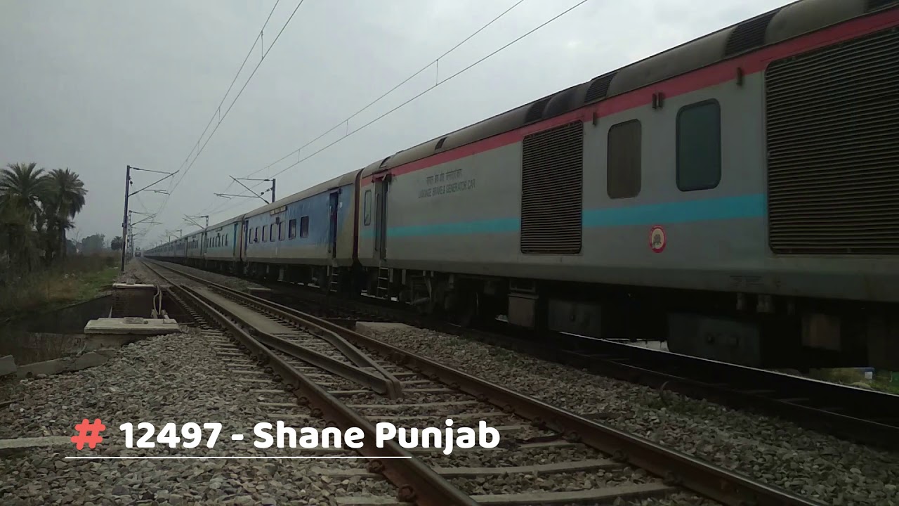 Shan-e-Punjab -12497 ( New Delhi to Amritsar Junction ) - YouTube