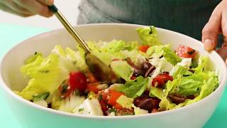 What a fun end of summer salad! check out this recipe:
http://www.eatingwell.com/recipe/273175/greek-tomato-watermelon-feta-salad/
subscribe to eating well: ...