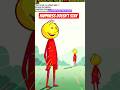He Found a Friend😳Then Lost It(Emotional Stickman Story) #shorts #shortvideo #shortsfeed #motivation
