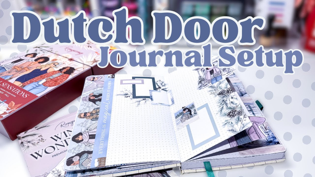 Weekly Creative Journal Setup & Plan With Me December 2024 [Dutch Door Spread + Rongrong Unboxing!]