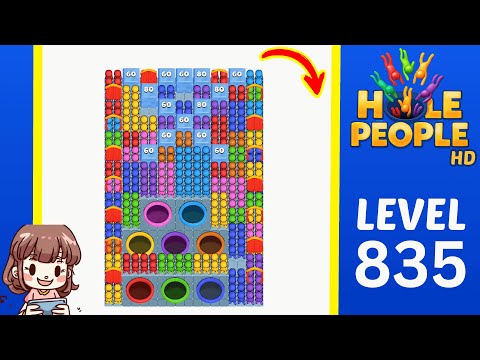 Hole People Level 835 Solution Walkthrough