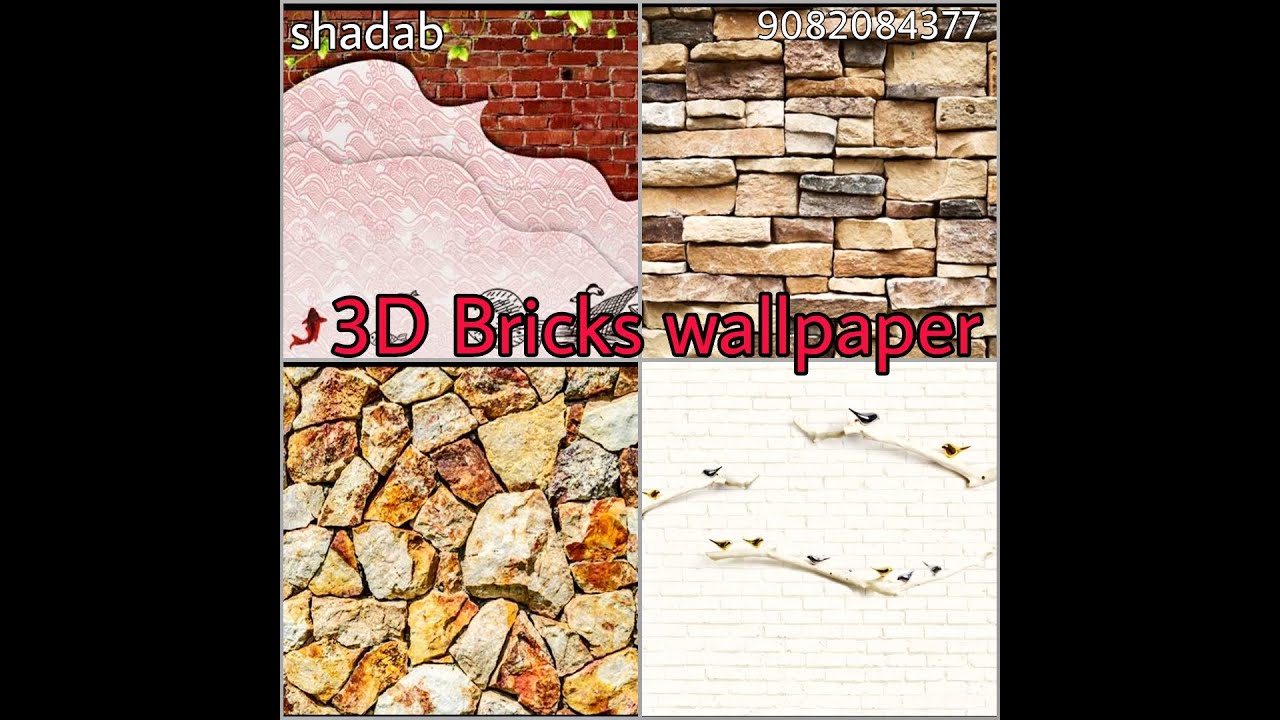 3D Brick wallpaper | natural Bricks wallpaper | customize wallpaper | 