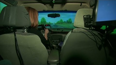 Behind the wheel of a distracted driver