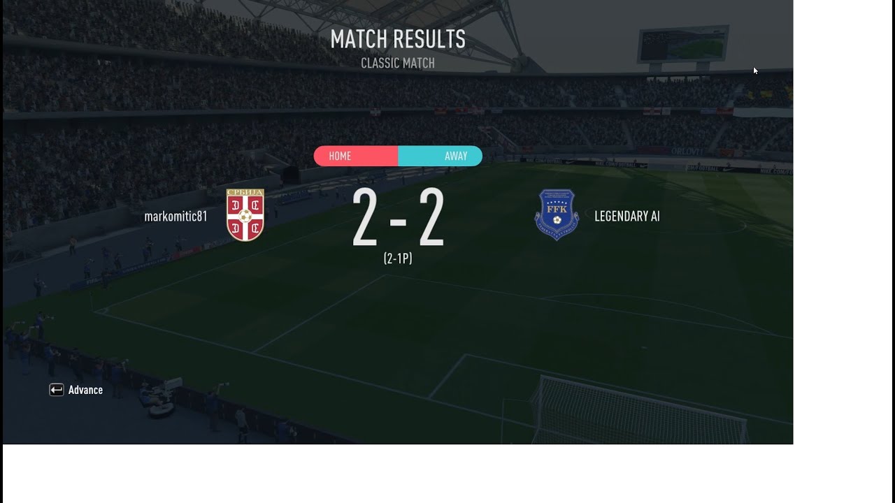 FIFA 20 Serbia vs Kosovo