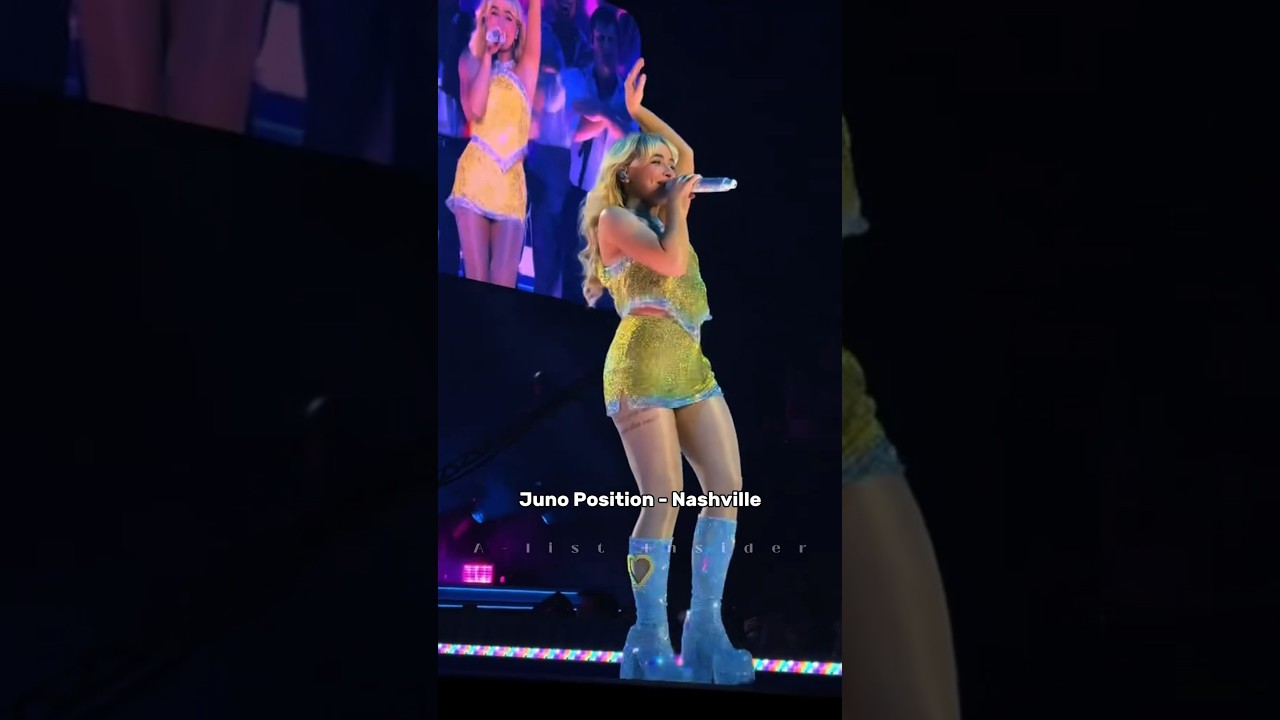 Sabrina Carpenter Juno Position - Nashville Sweet N Short Tour
