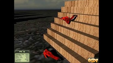 OrionX3D, Ogre3D 2.1b, Newton Dynamics 3.14b Ragdoll CustomJoint Demo 2015