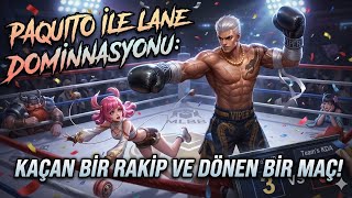 Paquito ile lane dominasyonu:Kaçan bir rakip ve dönen bir maç!#mlbb #mobilelegends #paquito #keşfet 