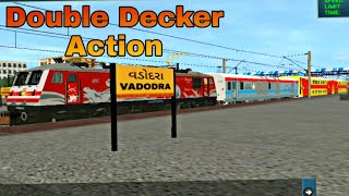 Trainz simulator India (Ahmedabad Mumbai double decker depart from vadodara junction) screenshot 4