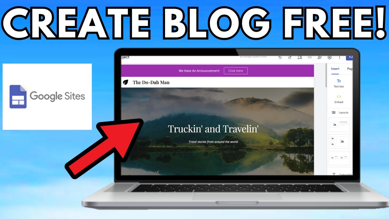 How To Create a Blog in Google Sites