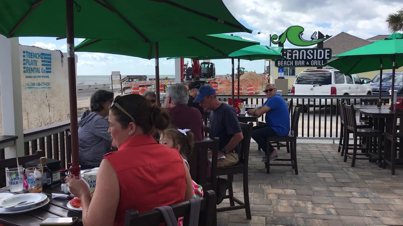 Oceanside Beach Bar & Grill offers food with a view