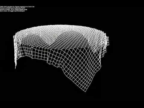 [LOVE2D][LUA] 3D Cloth physic testing