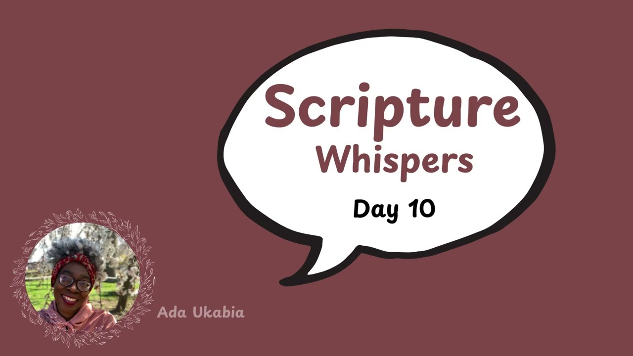 DAY 10 SCRIPTURE WHISPERS BY ADA UKABIA: JOB 24 - 28 (DAILY BIBLE DEVOTION)